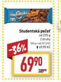 Billa Studentská pečeť nabídka