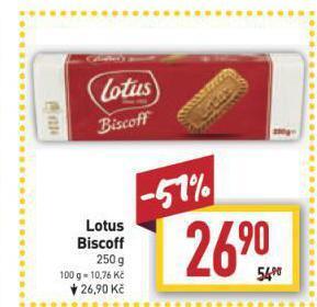 Billa Lotus biscoff nabídka