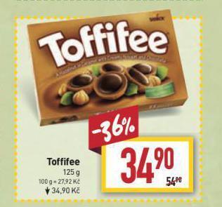 Billa Toffifee nabídka