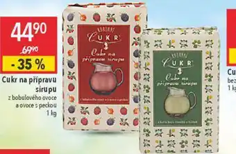 Globus Cukr na přípravu sirupu nabídka
