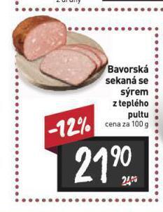 Billa Bavorská sekaná se sýrem nabídka