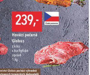 Globus Hovězí pečeně nabídka