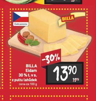 Billa Eidam sýr nabídka