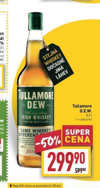 Billa Tullamore d.e.w. nabídka