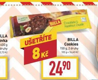 Billa Cookies nabídka