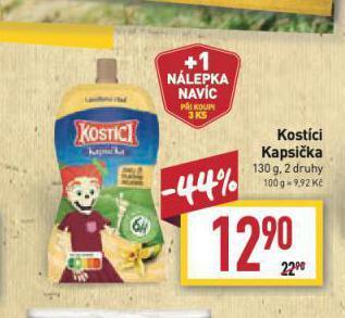 Billa Kostíci kapsička nabídka