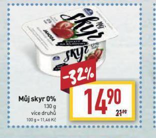 Billa Můj skyr nabídka