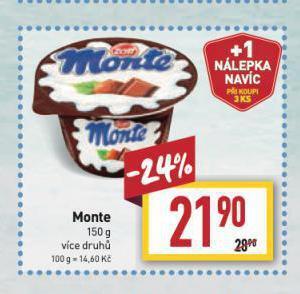 Billa Monte nabídka