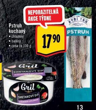 Albert Pstruh kuchaný nabídka