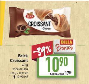 Billa Brick croissant nabídka