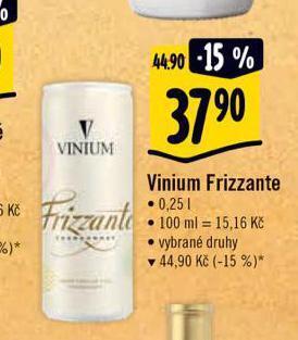 Albert Vinium frizzante nabídka