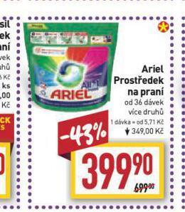 Billa Ariel prací prostředek nabídka