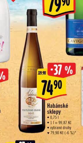 Albert Habánské sklepy nabídka