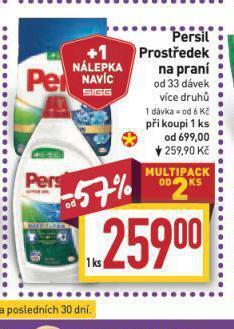 Billa Persil prací prostředek nabídka