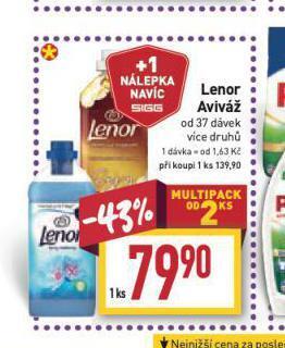 Billa Lenor aviváž nabídka