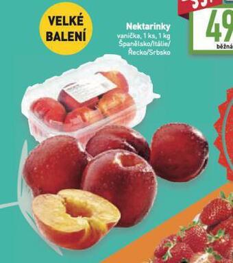 Billa Nektarinky nabídka