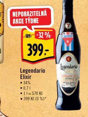 Albert Legendario elixir nabídka