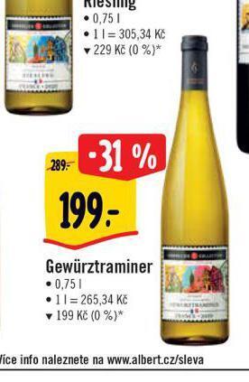 Albert Gewurztraminer nabídka
