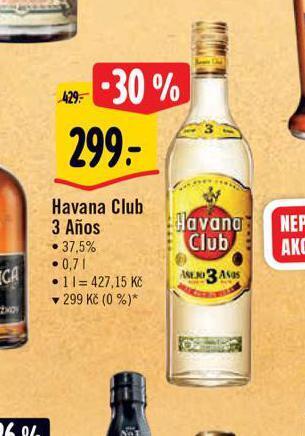 Albert Havana club 3 aňos nabídka