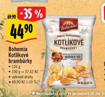 Albert Bohemia kotlíkové brambůrky nabídka