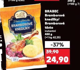Kaufland Bramborové knedlíky / bramborové těsto nabídka