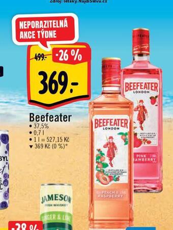 Albert Beefeater gin nabídka