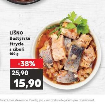 Kaufland Baštýřské štrycle s cibulí nabídka