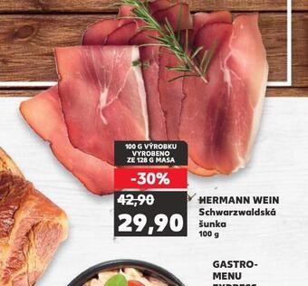 Kaufland Schwarzwaldská šunka nabídka