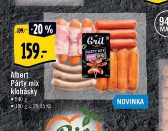 Albert Párty mix klobásky nabídka