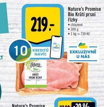 Albert Bio krůtí prsní řízky nabídka