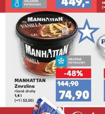 Kaufland Manhattan zmrzlina nabídka