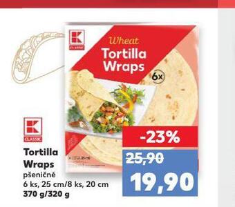 Kaufland Tortilla wraps nabídka