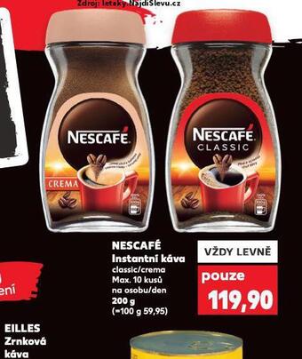 Kaufland Nescafé classic instantní káva nabídka