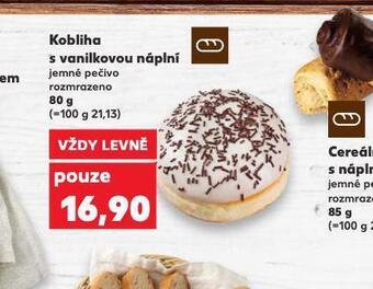 Kaufland Kobliha s ovocnou náplní nabídka