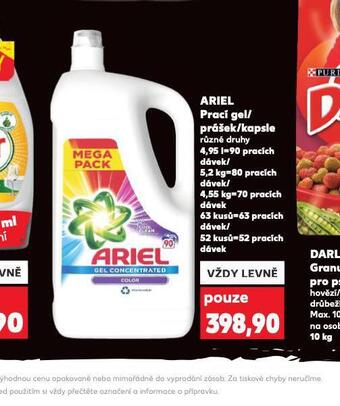 Kaufland Ariel prací prostředek nabídka