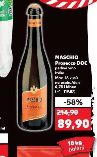 Kaufland Machio prosecco doc nabídka
