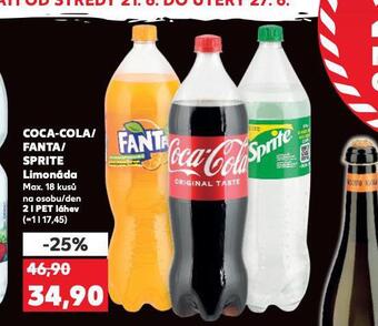 Kaufland Coca cola, fanta, sprite nabídka
