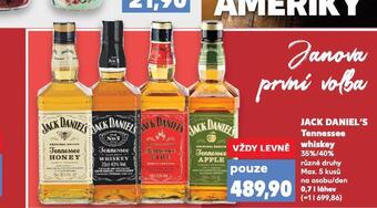 Kaufland Jack daniel´s tennessee whiskey nabídka