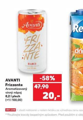 Kaufland Avanti frizzante nabídka