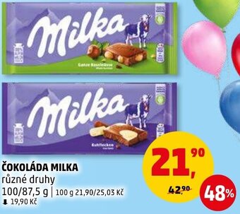 Penny Market ČOKOLÁDA MILKA nabídka