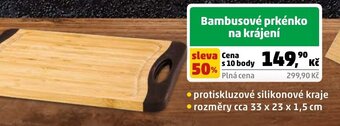 Bambusové prkénko na krájení