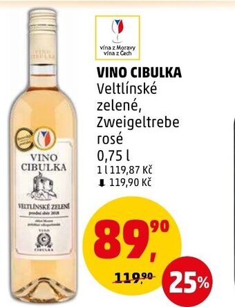 Penny Market VINO CIBULKA nabídka