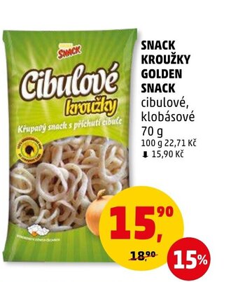 SNACK KROUŽKY GOLDEN SNACK
