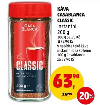 Penny Market KÁVA CASABLANCA CLASSIC nabídka