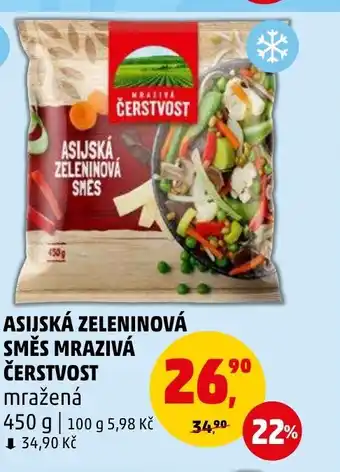 Penny Market ASIJSKÁ ZELENINOVÁ SMĚS MRAZIVÁ ČERSTVOST nabídka