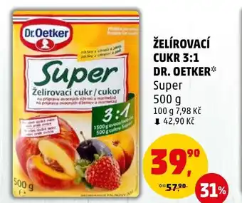 Penny Market ŽELÍROVACÍ CUKR 3:1 DR. OETKER** nabídka