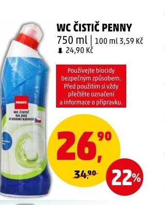Penny Market WC ČISTIČ PENNY nabídka