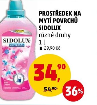 Penny Market PROSTŘEDEK NA MYTÍ POVRCHŮ SIDOLUX nabídka