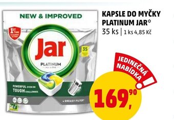 Penny Market KAPSLE DO MYČKY PLATINUM JAR nabídka