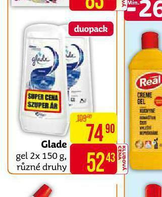 Teta Glade gel nabídka